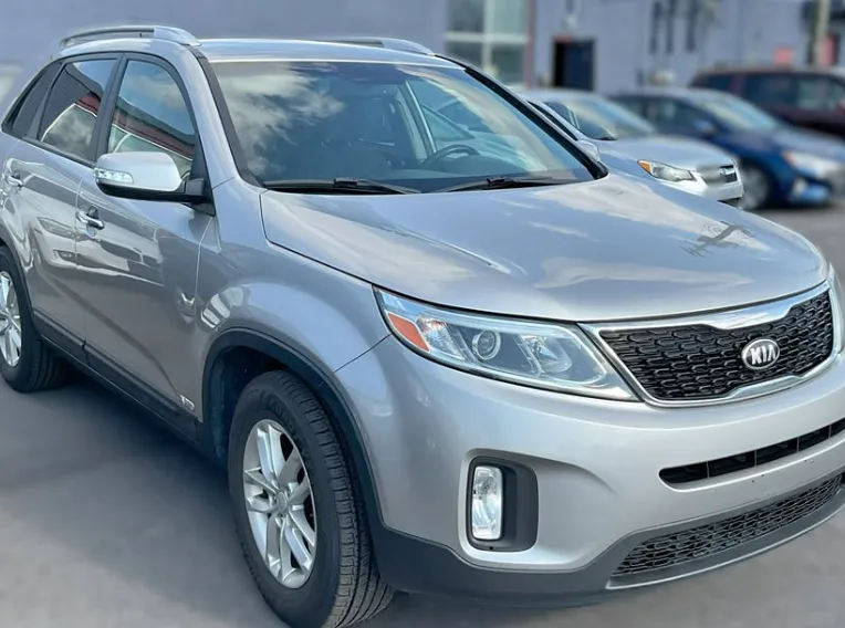 Silver Kia Sorento SUV on our lot